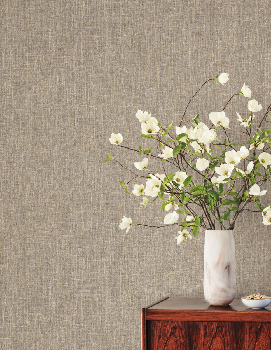 York Montecito Cromie Wallpaper Sample - Pebble