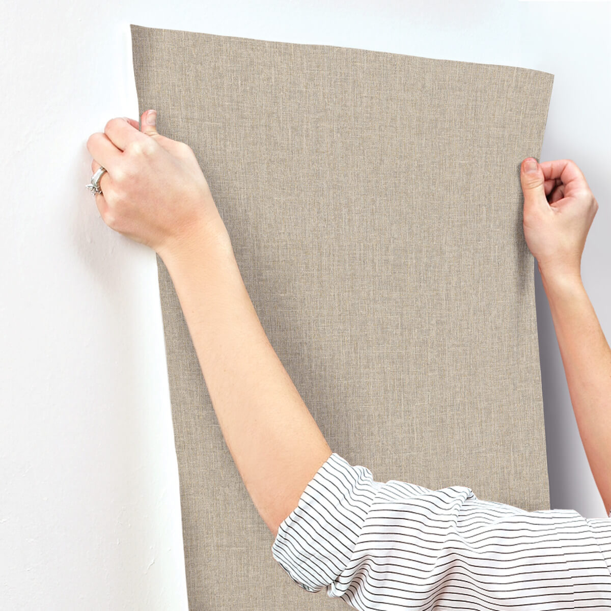 York Montecito Cromie Wallpaper Sample - Pebble