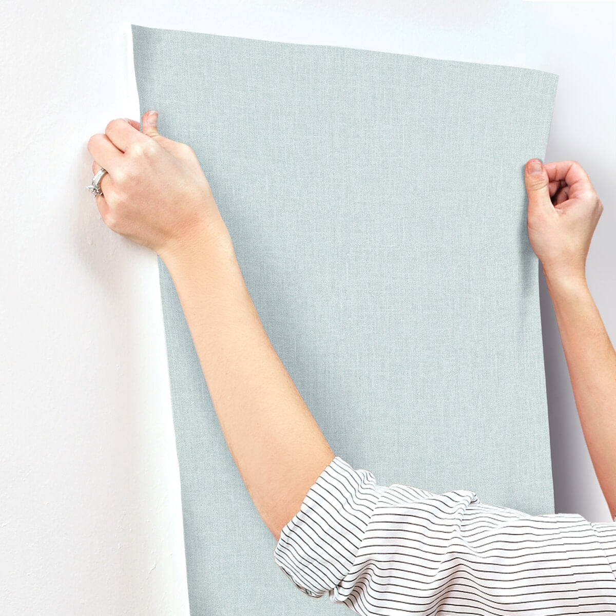 York Montecito Cromie Wallpaper Sample - Sky Blue