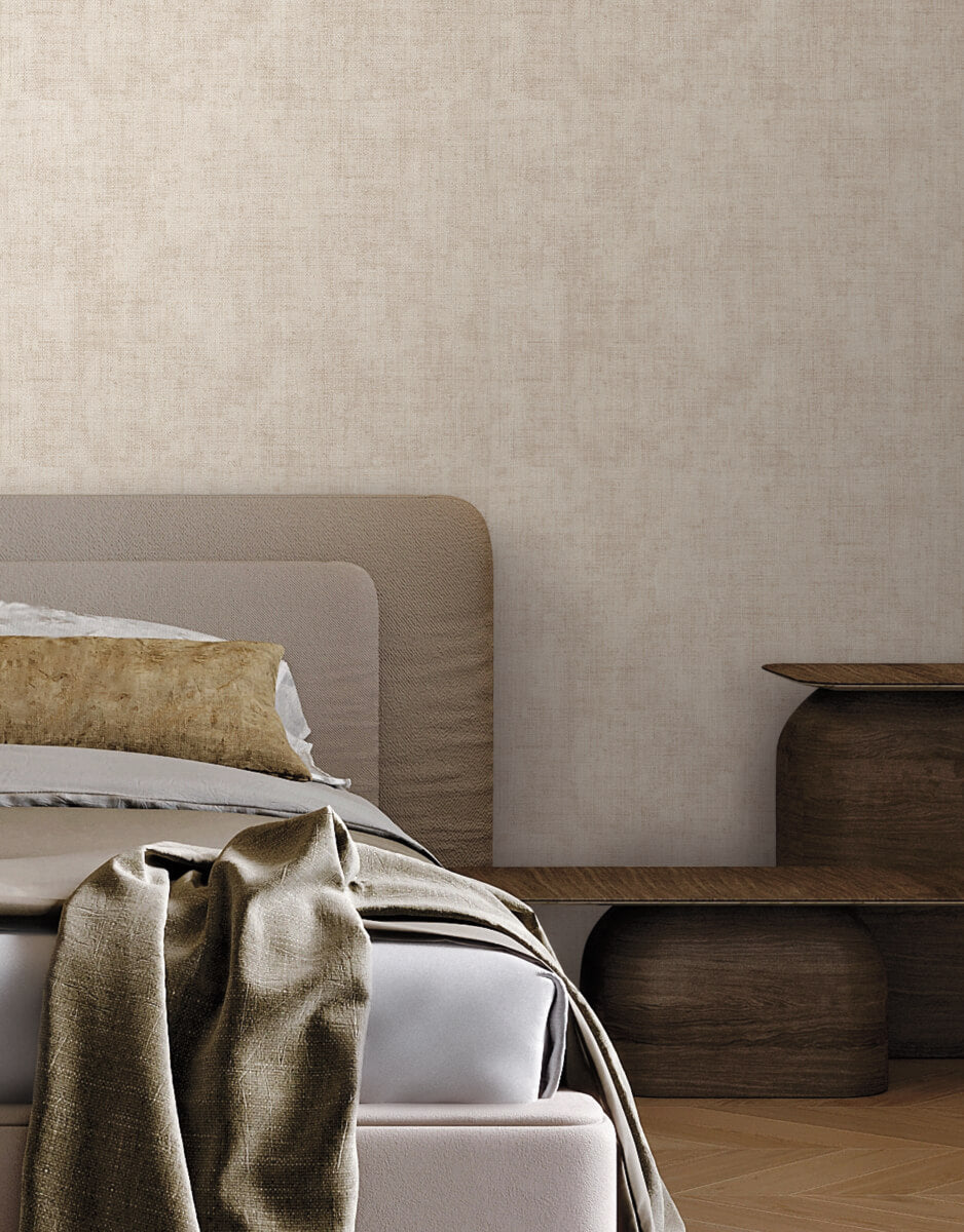 York Montecito Alma Wallpaper - Plaster