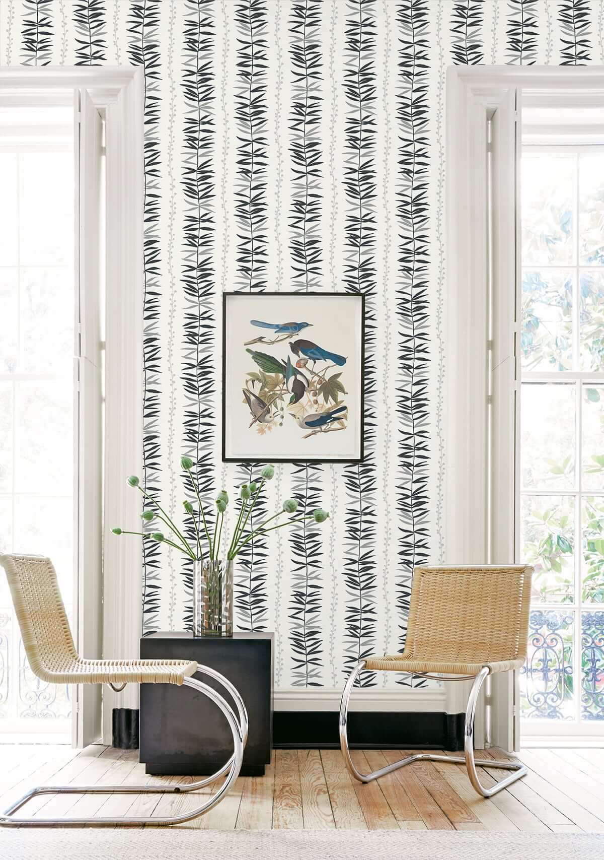 Seabrook The Simple Life Summer Garland Wallpaper - Shadow