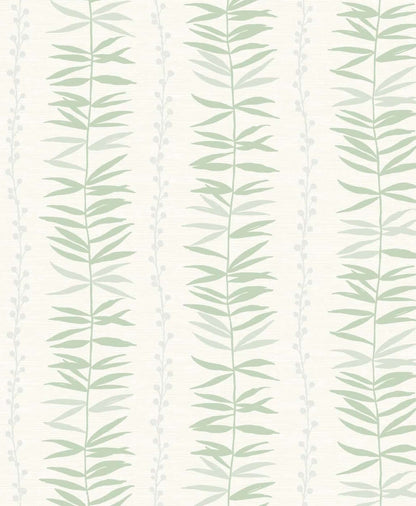 Seabrook The Simple Life Summer Garland Wallpaper - Forest