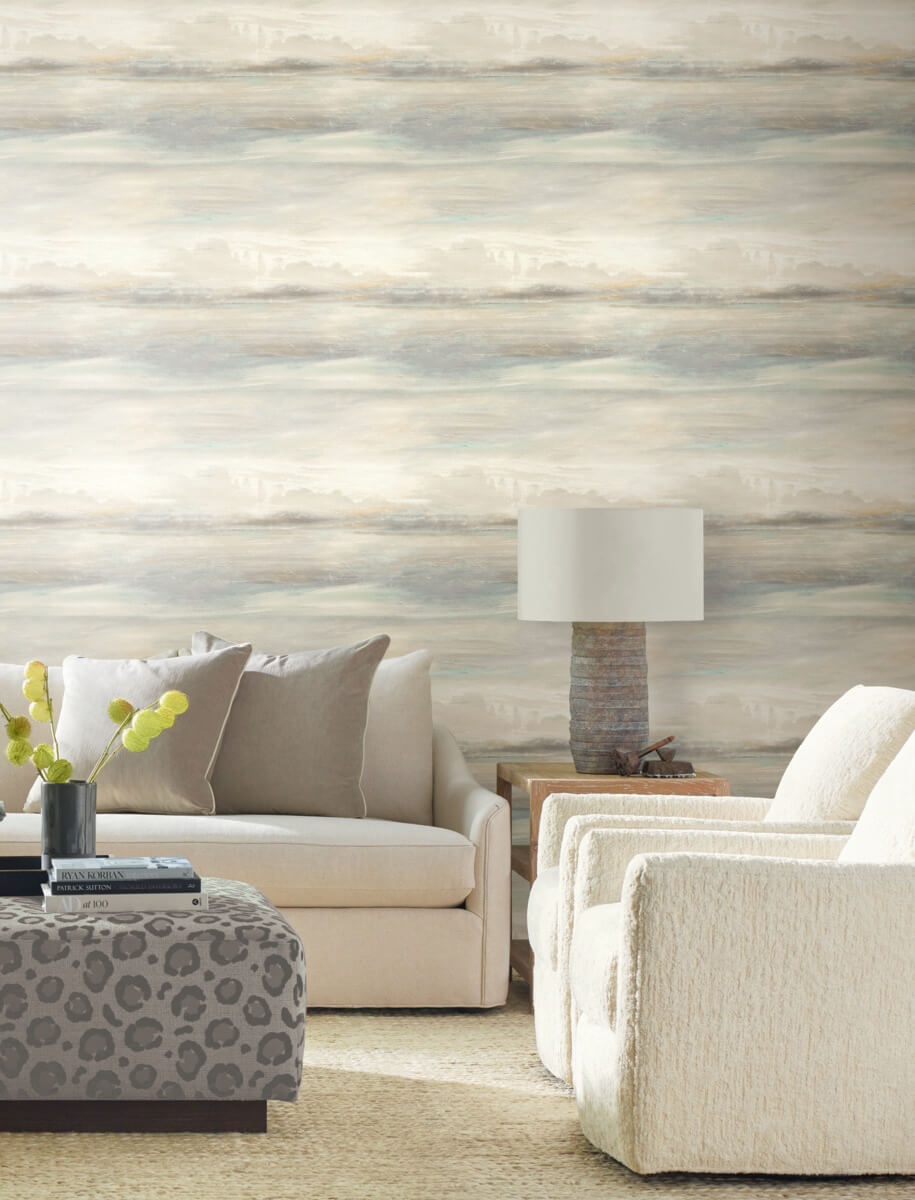 Candice Olson Casual Elegance Soothing Mists Scenic Wallpaper - Multicolor