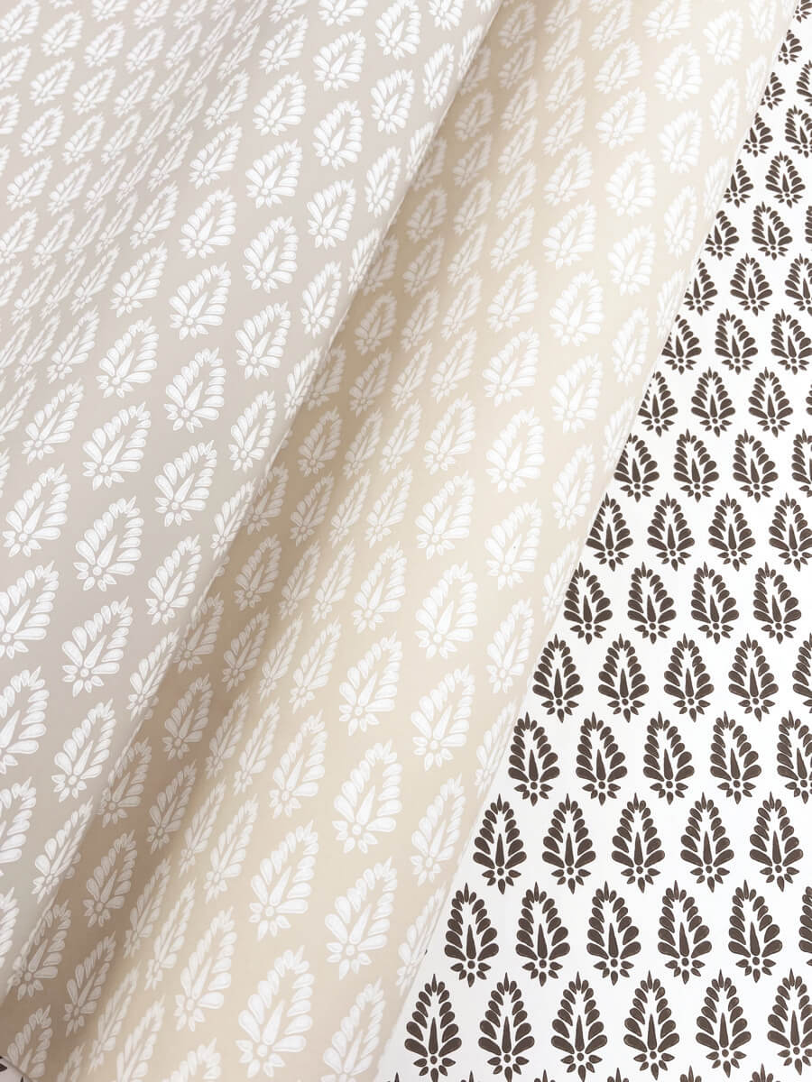 York Montecito Mehndi Wallpaper Sample - Taupe