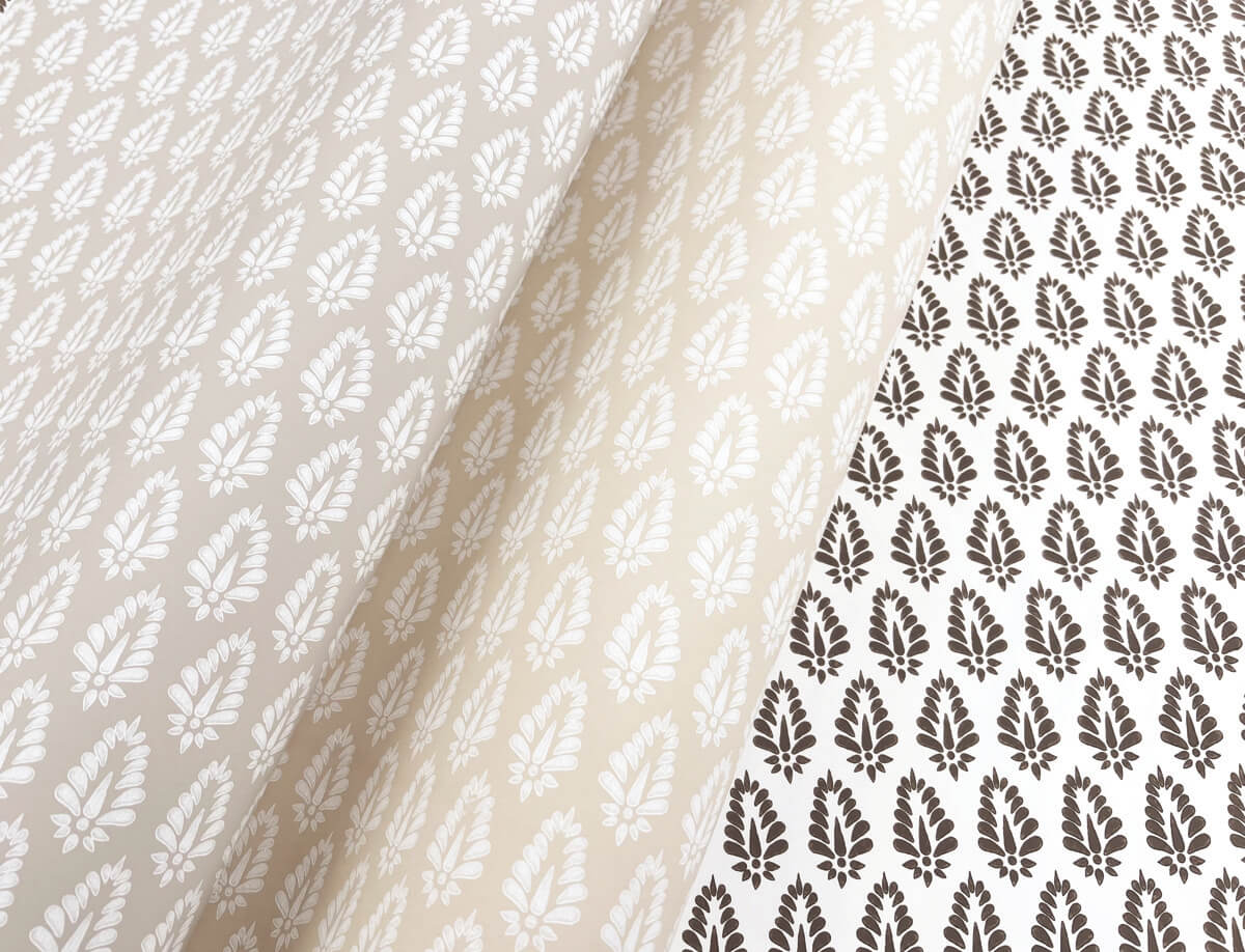 York Montecito Mehndi Wallpaper Sample - Taupe