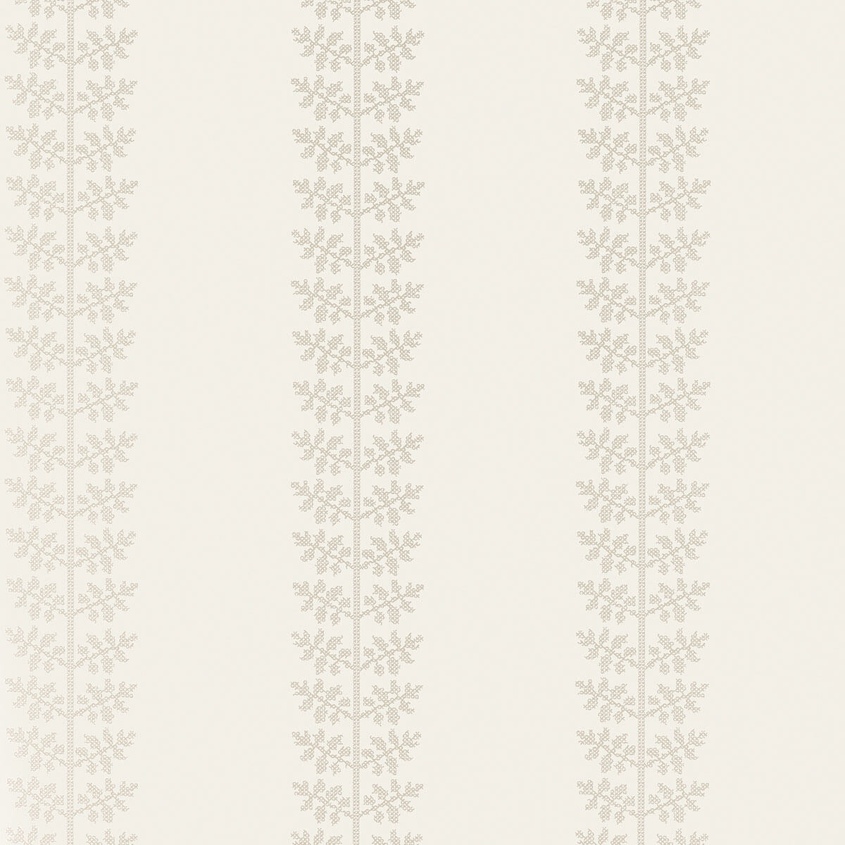 Thibaut Boxwood Amble Wallpaper Sample - Off White