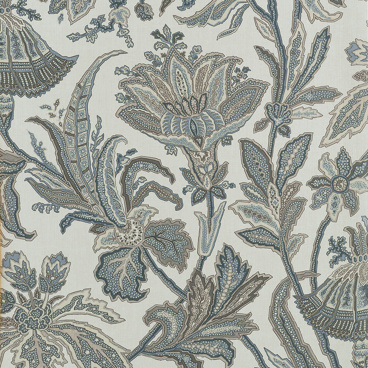 Thibaut Boxwood Breckenridge Wallpaper Sample - Grey & Beige