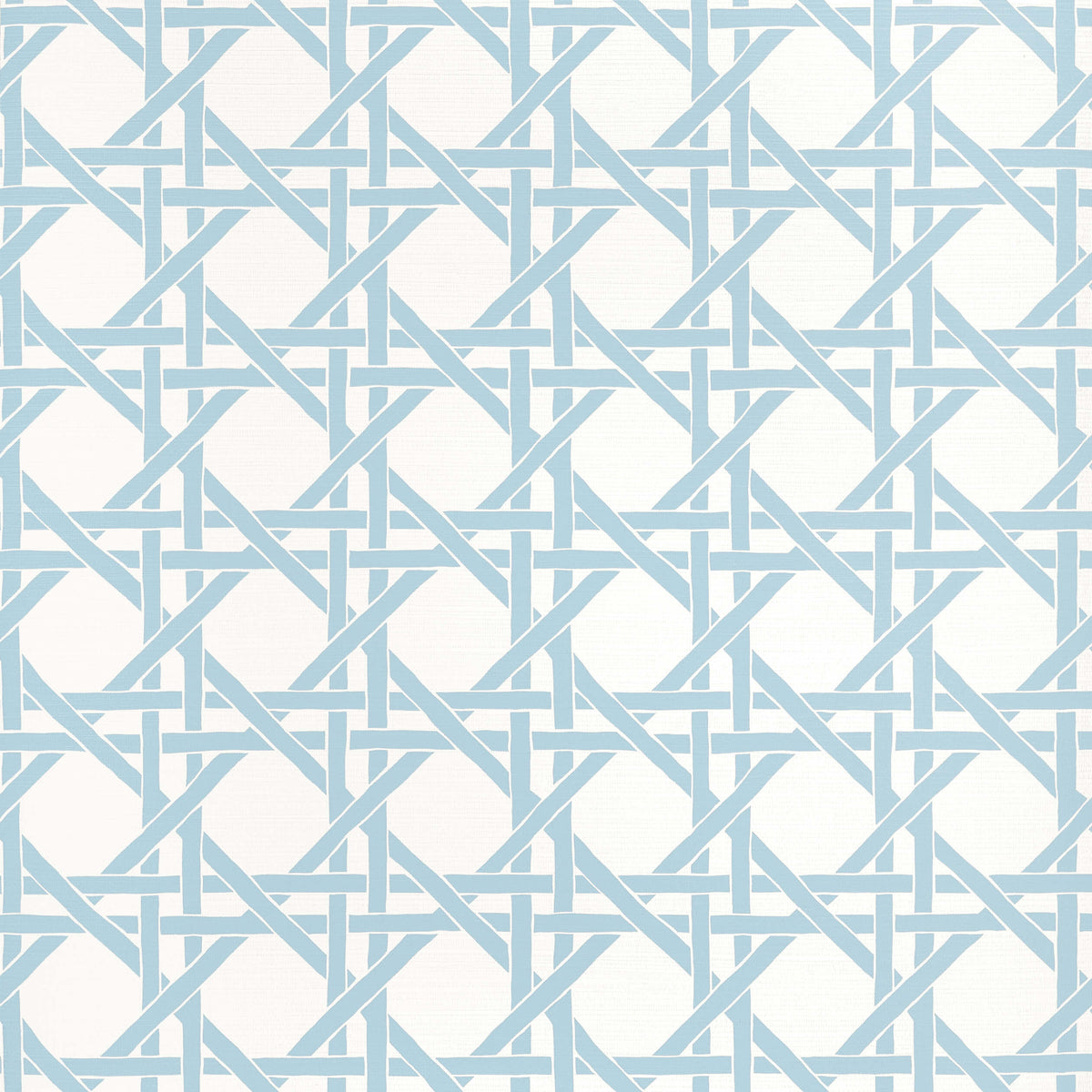 Thibaut Islander Canary Trellis Wallpaper - Light Blue