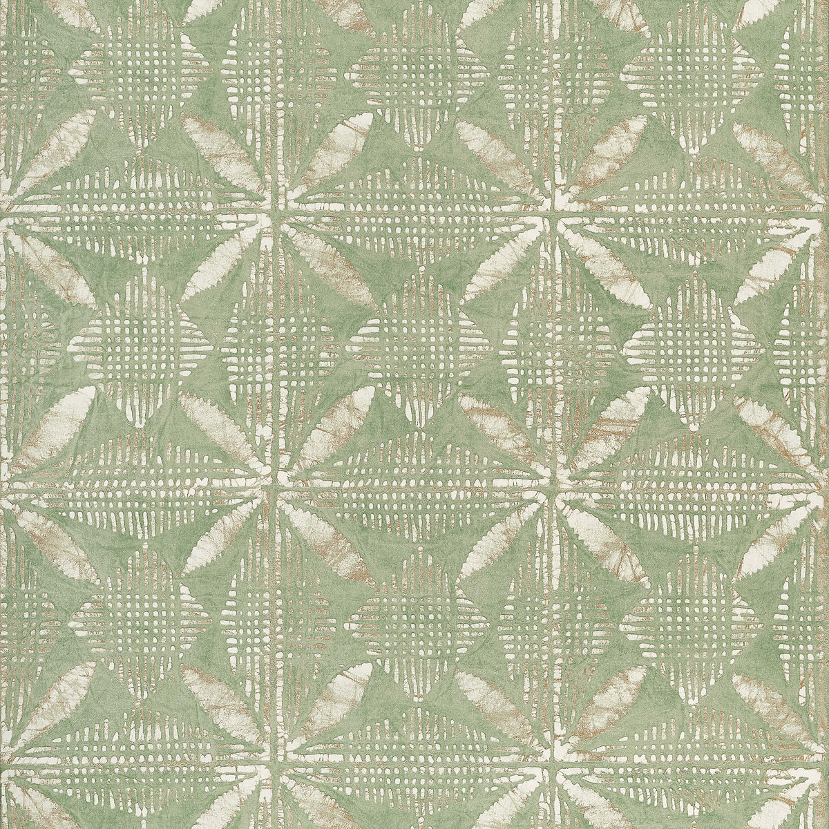 Thibaut Islander Tortuga Batik Wallpaper - Willow