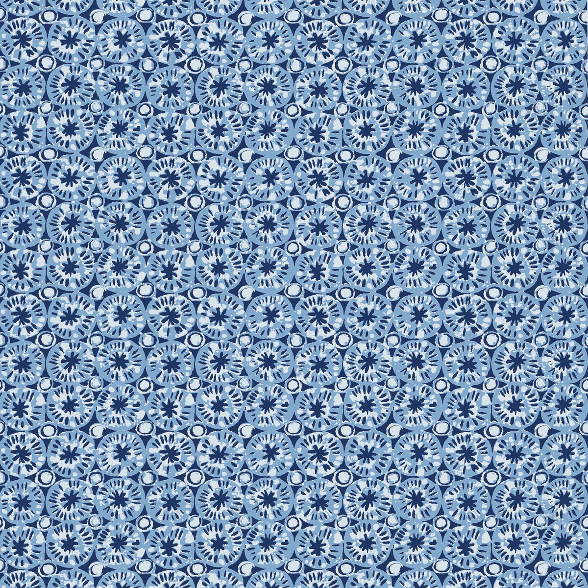 Thibaut Islander Sand Dollar Wallpaper - Blue
