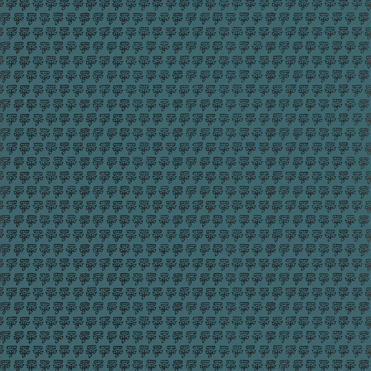 Thibaut Indienne Mimi Wallpaper - Teal