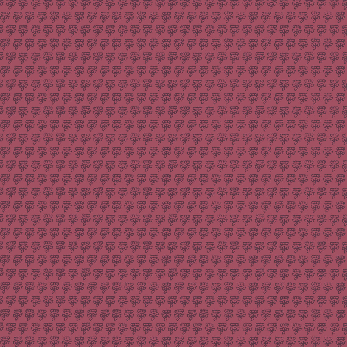 Thibaut Indienne Mimi Wallpaper Sample - Raspberry