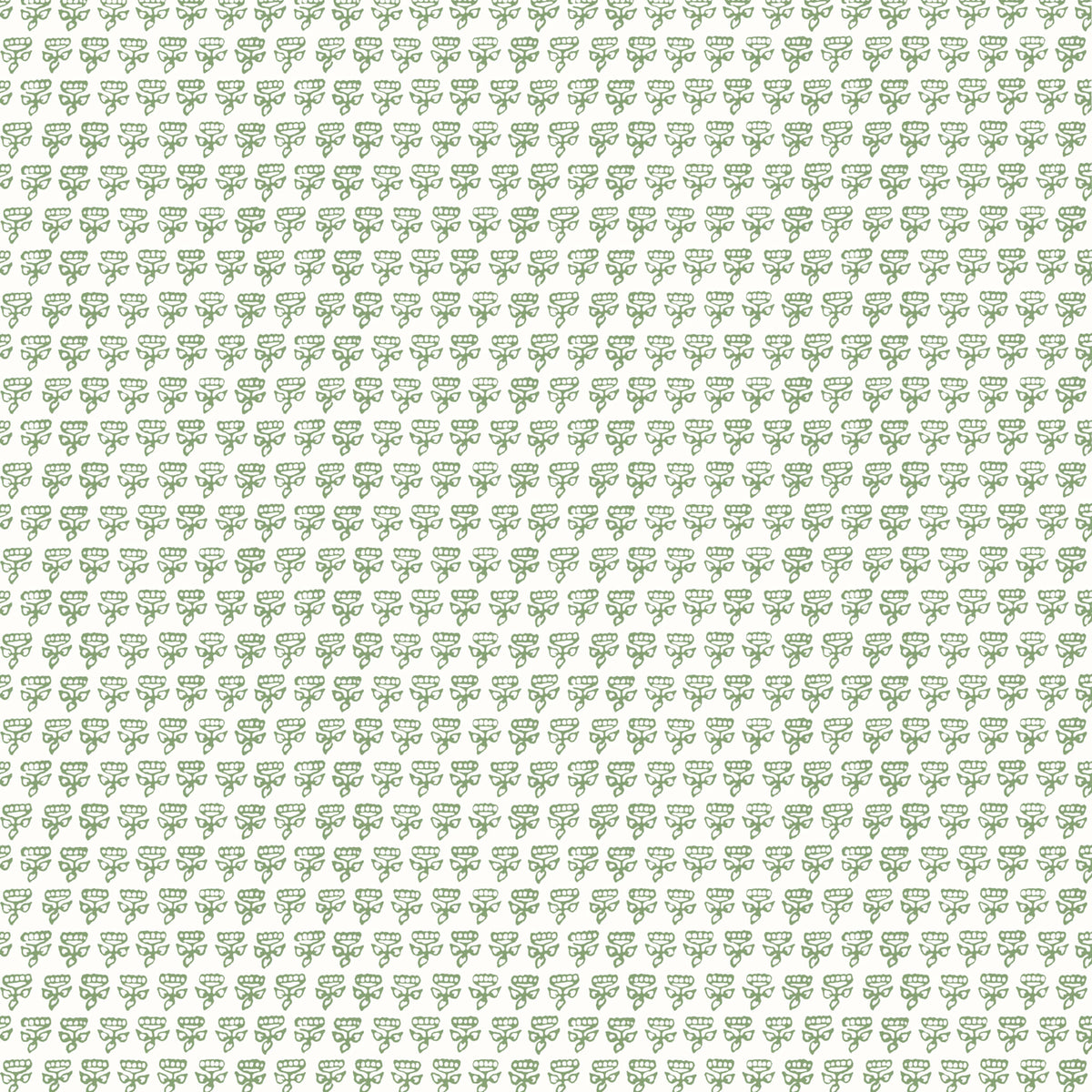 Thibaut Indienne Mimi Wallpaper Sample - Green