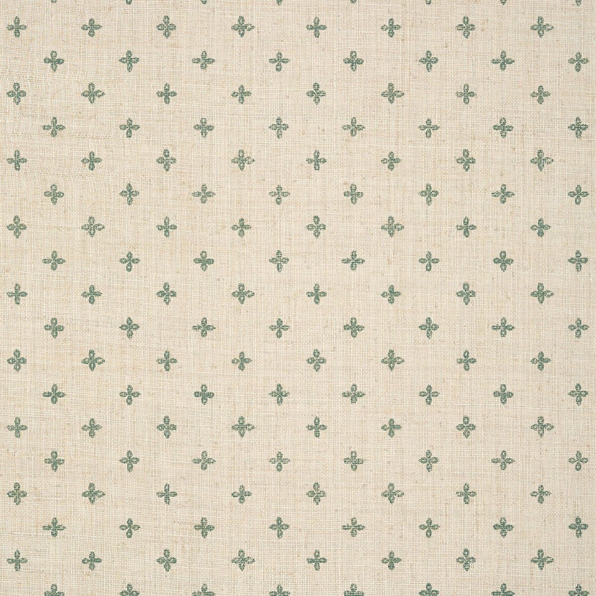 Thibaut Indienne Bethany Wallpaper - Green & Off White