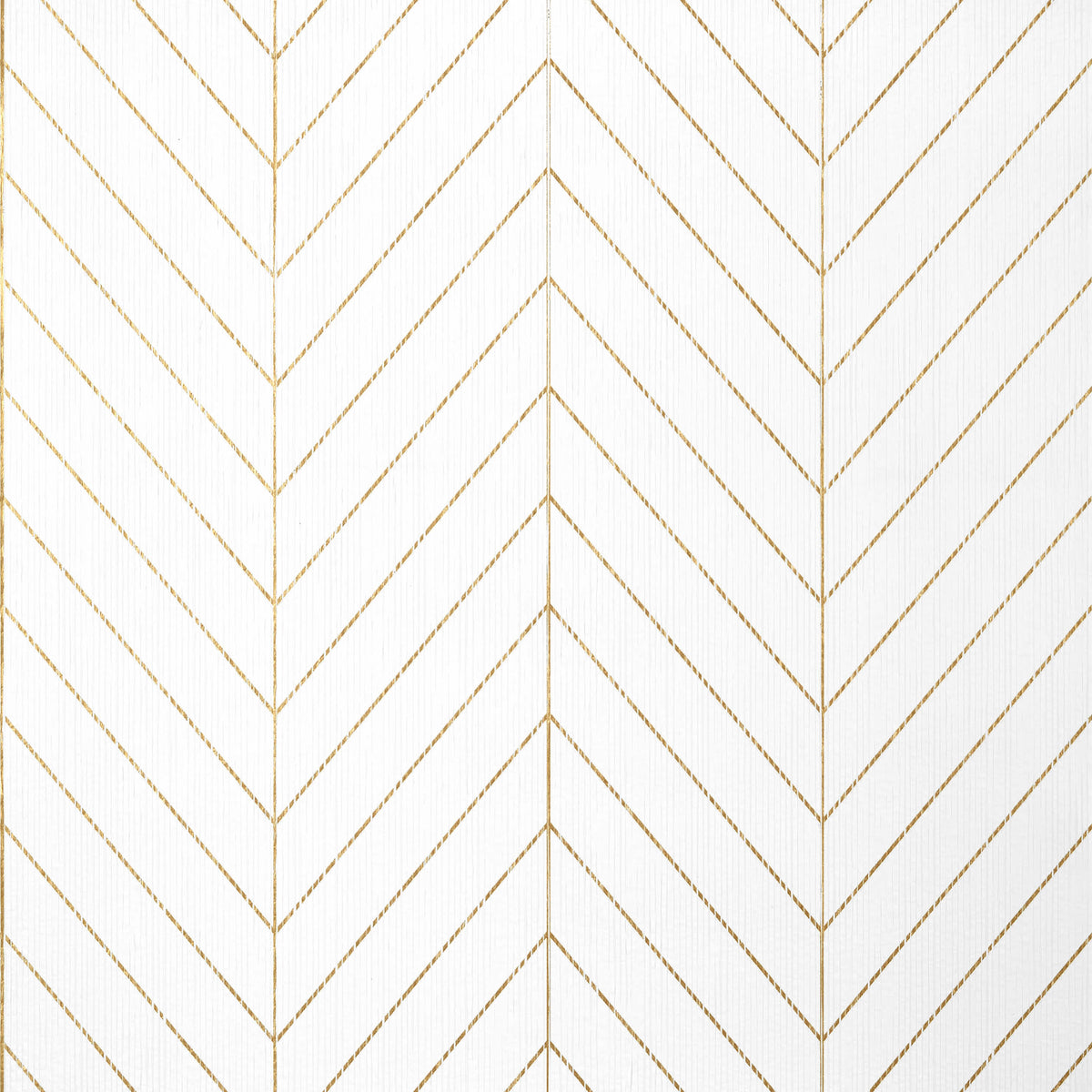 Thibaut Modern Resource Land Bridge Wallpaper Sample - White & Gold