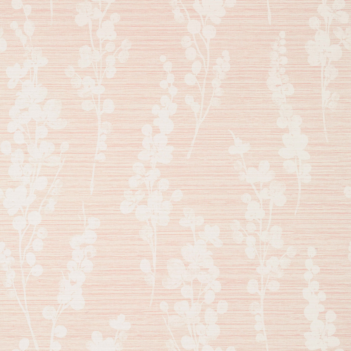 Thibaut Modern Resource Spring Blooms Wallpaper Sample - Blush
