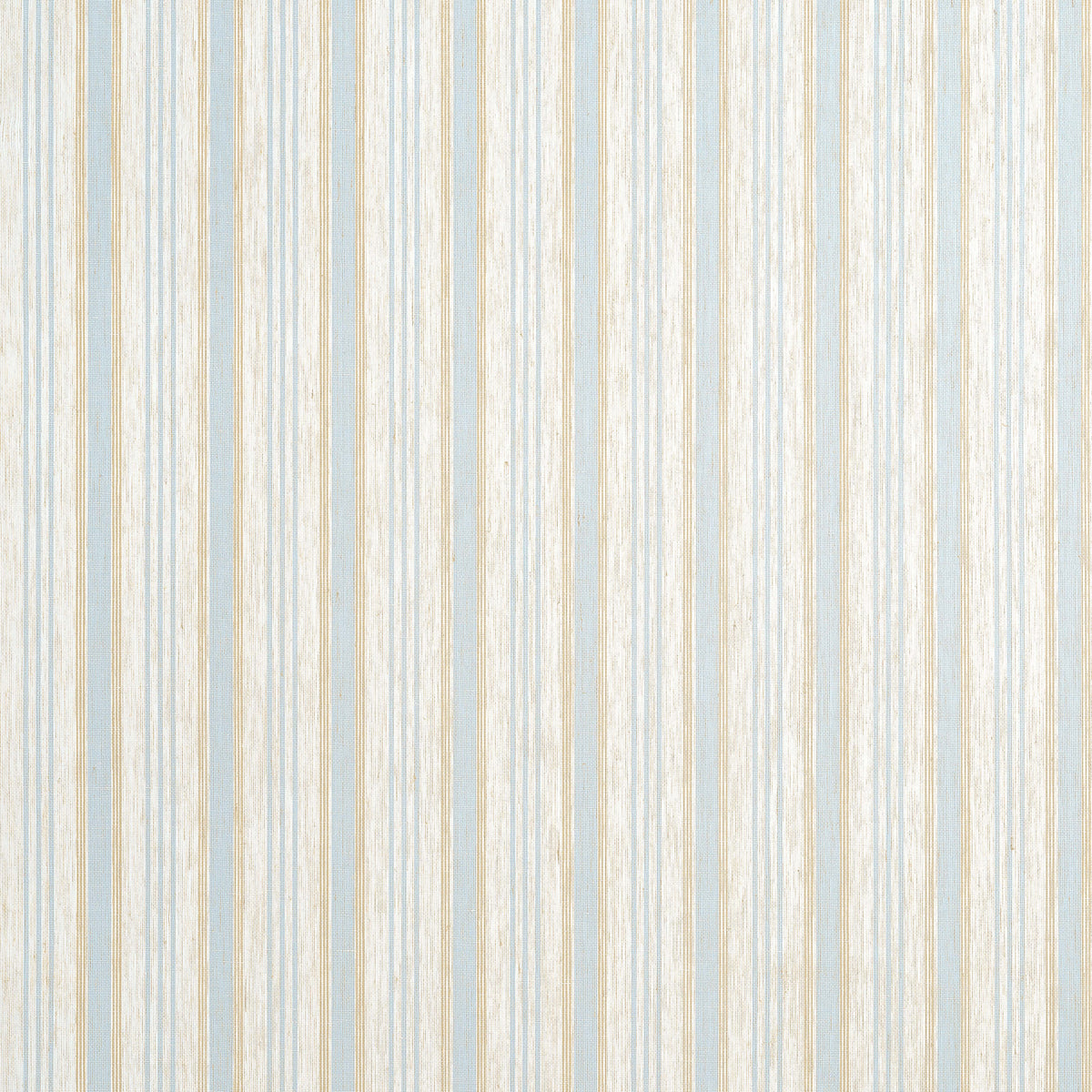 Thibaut Stripes & Checks Resource Bennett Stripe Wallpaper - Spa Blue