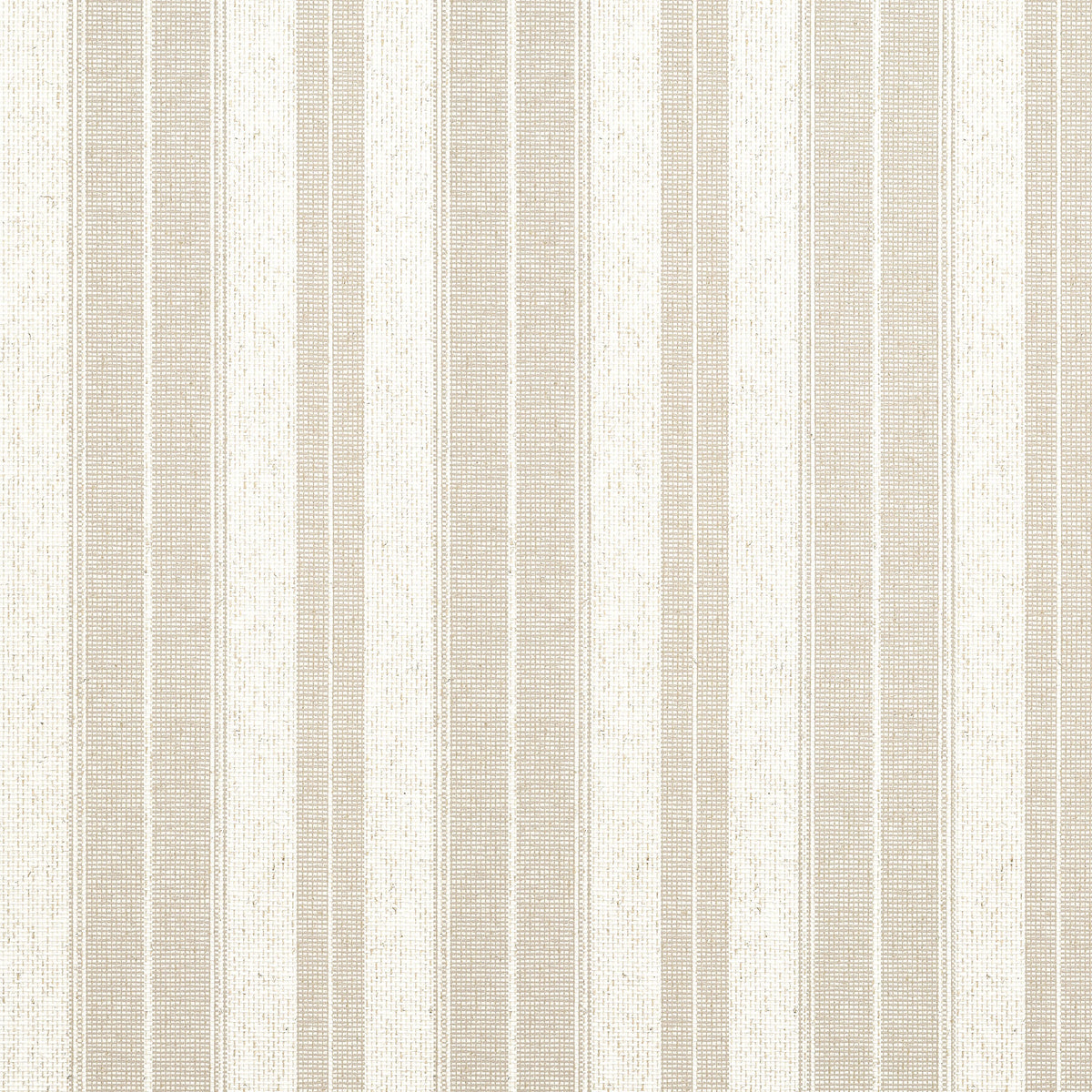 Thibaut Stripes & Checks Resource Frisco Stripe Wallpaper Sample - Beige