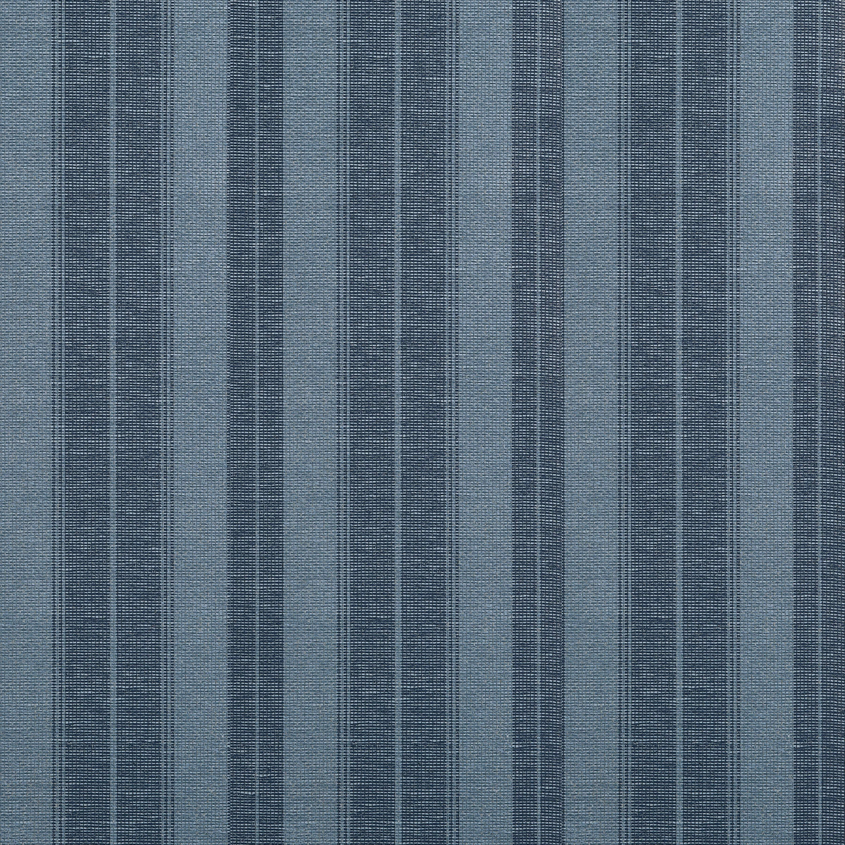 Thibaut Stripes & Checks Resource Frisco Stripe Wallpaper Sample - Navy