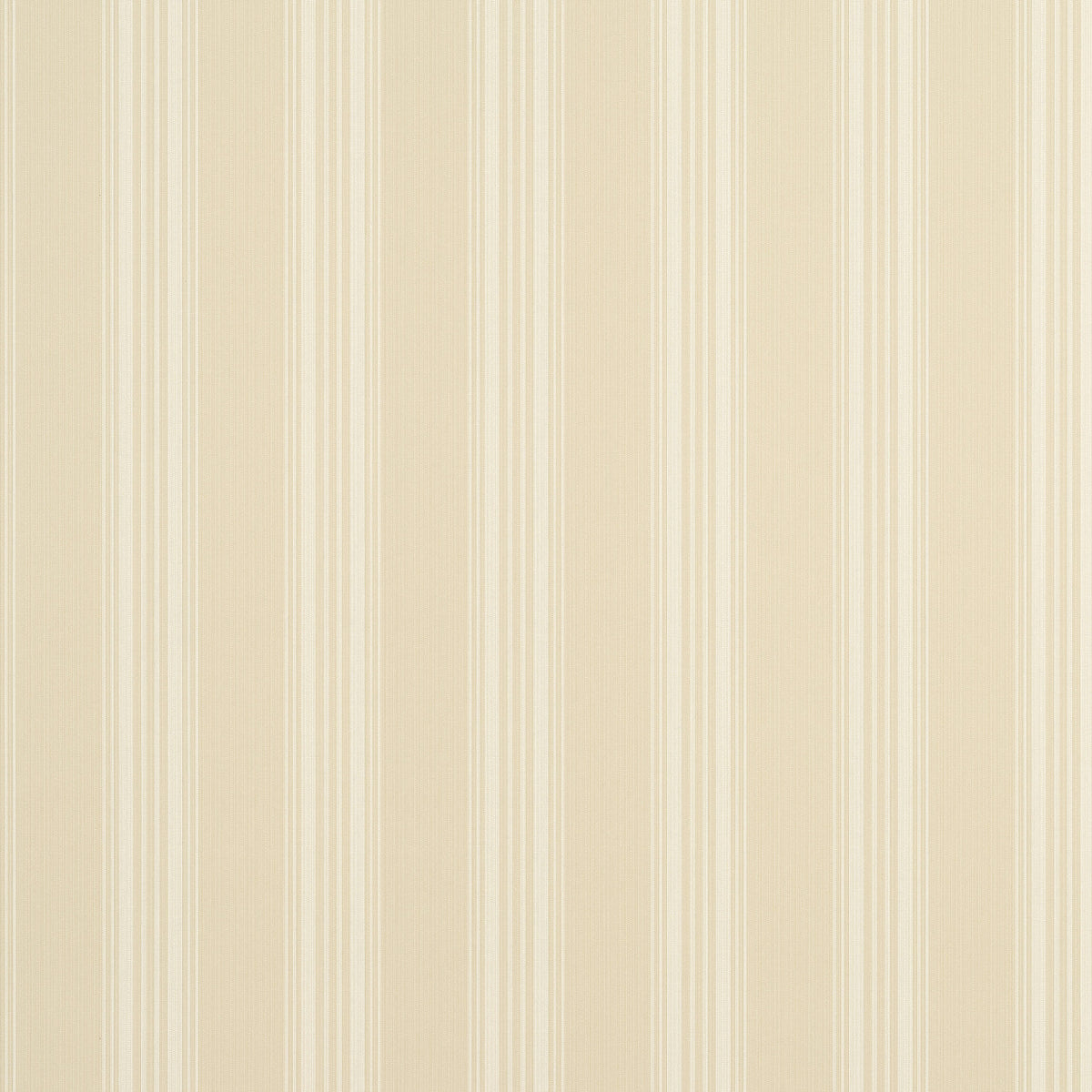 Thibaut Stripes & Checks Resource Scarlet Stripe Wallpaper Sample - Buttercream