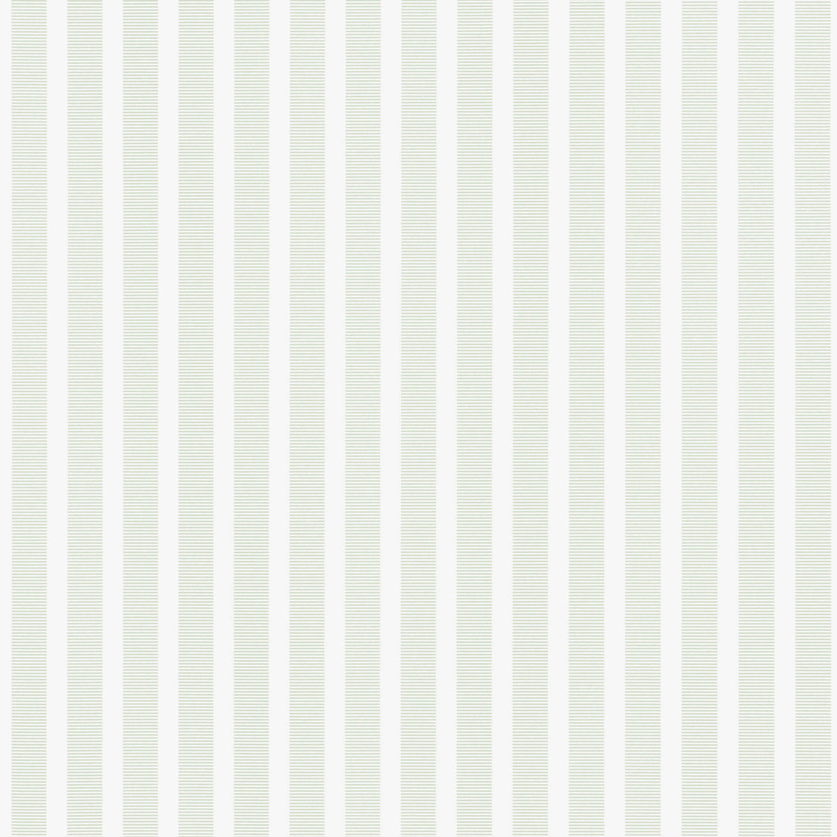 Thibaut Stripes & Checks Resource Railway Stripe Wallpaper Sample - Green
