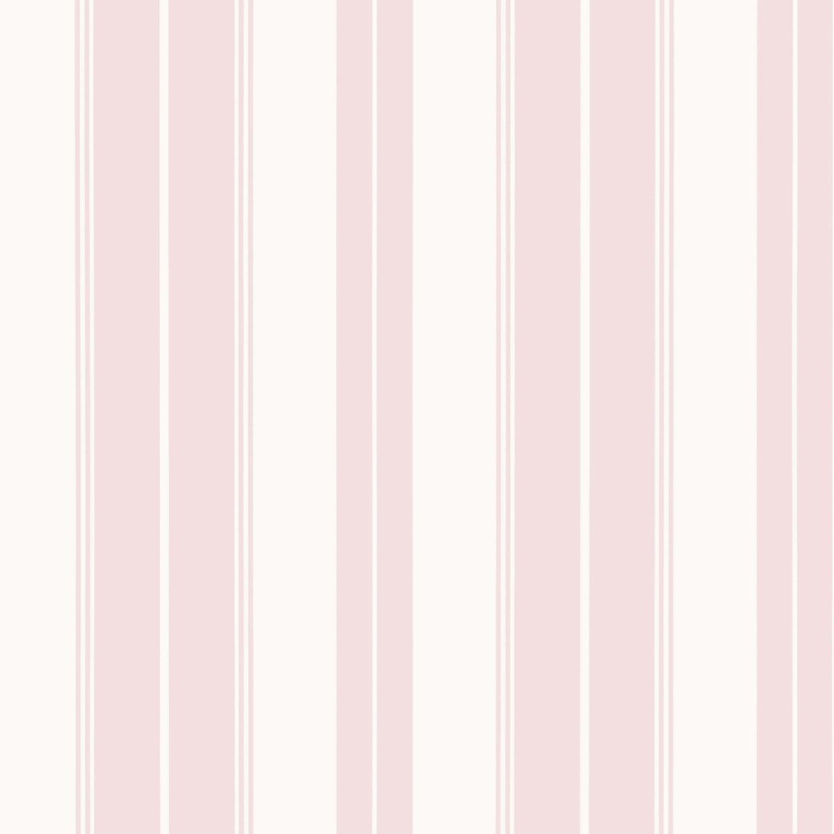 Thibaut Stripes & Checks Resource Norfolk Stripe Wallpaper - Pink