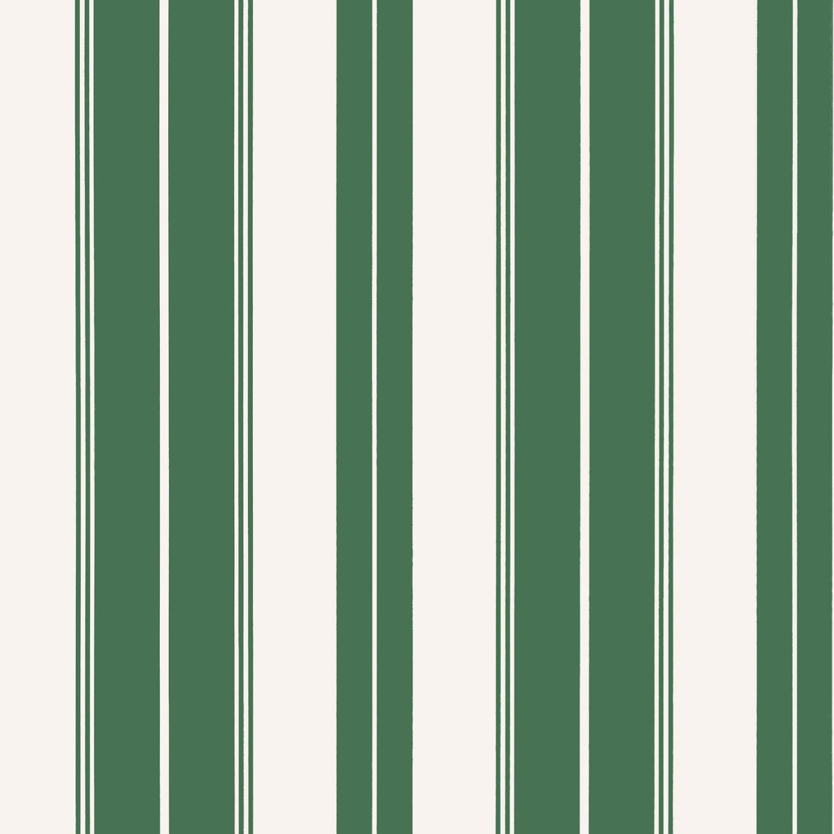 Thibaut Stripes & Checks Resource Norfolk Stripe Wallpaper - Green