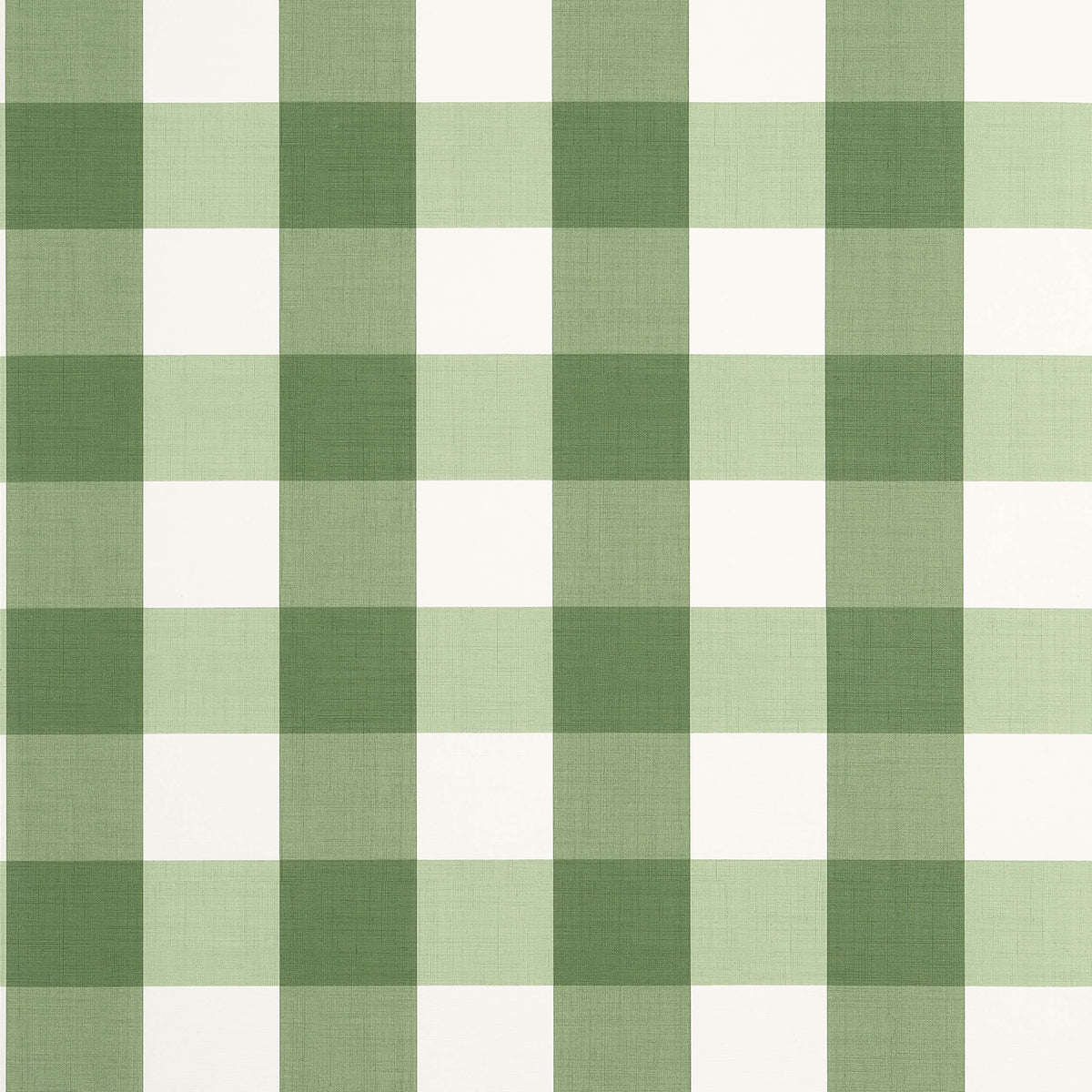 Thibaut Stripes & Checks Resource Buffalo Check Wallpaper Sample - Green