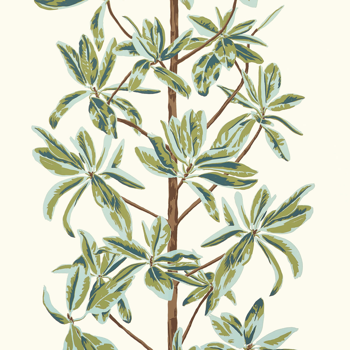 Thibaut Wanderlust Mangrove Tree Wallpaper - Sage