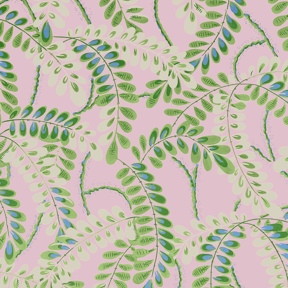 Thibaut Wanderlust Augusta Wallpaper - Lavender