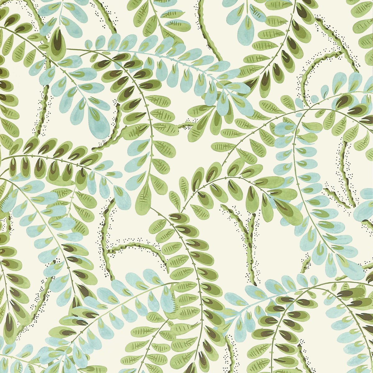 Thibaut Wanderlust Augusta Wallpaper - Sage