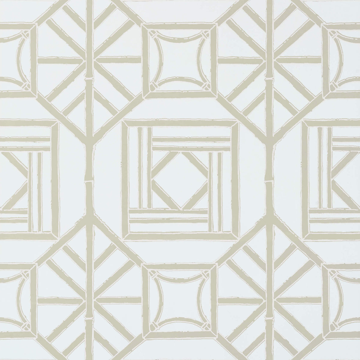 Thibaut Dynasty Shoji Panel Wallpaper - Aqua
