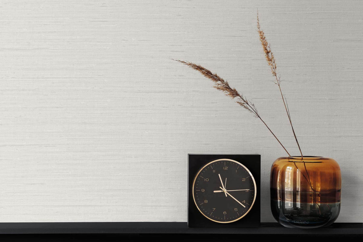 Seabrook Even More Textures Seahaven Rushcloth Wallpaper - Linen