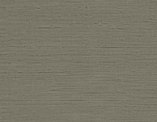 Seabrook Even More Textures Seahaven Rushcloth Wallpaper - Black Pepper