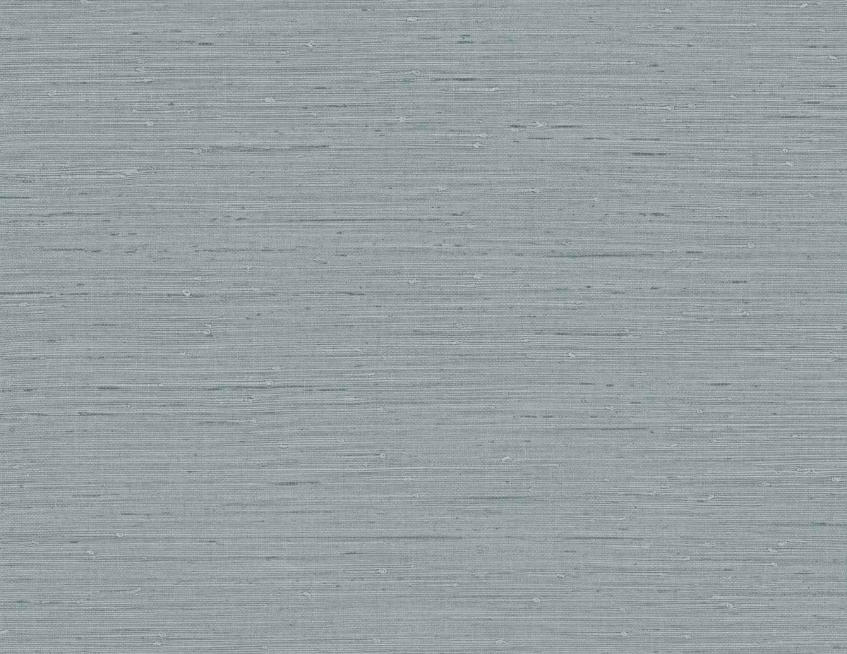 Seabrook Even More Textures Seahaven Rushcloth Wallpaper Sample - Ethereal Blue