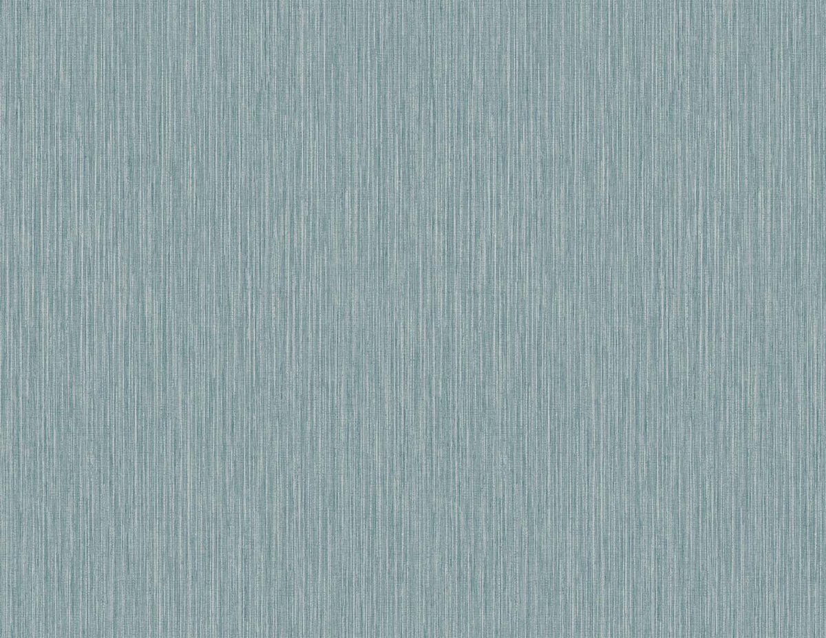 Seabrook Even More Textures Vertical Stria Wallpaper Sample - Agave & Metallic Silver