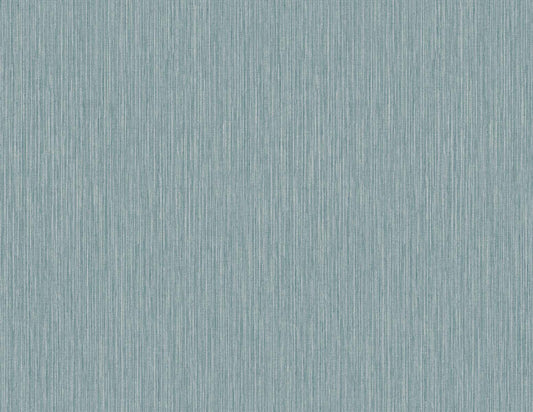 Seabrook Even More Textures Vertical Stria Wallpaper - Agave & Metallic Silver