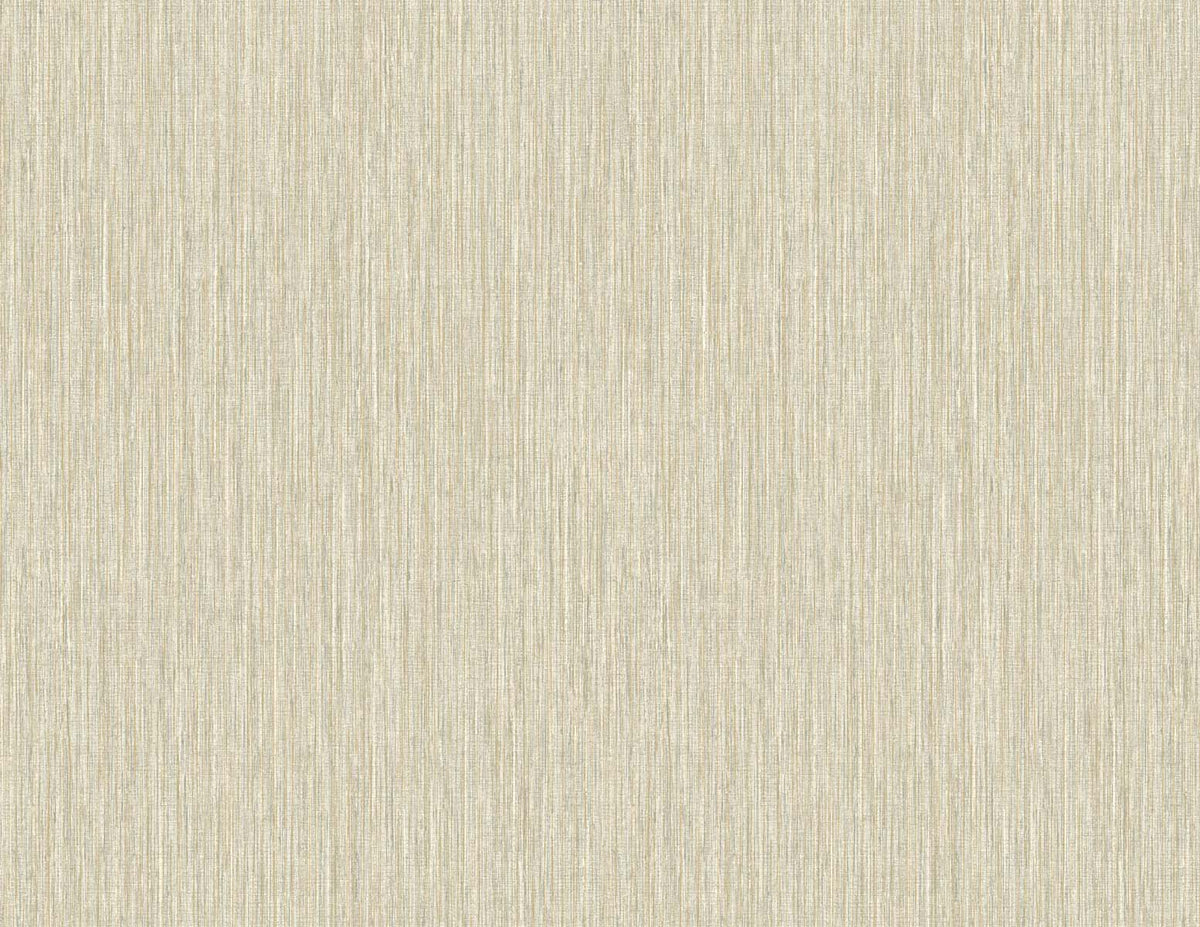 Seabrook Even More Textures Vertical Stria Wallpaper - Desert & Metallic Gold