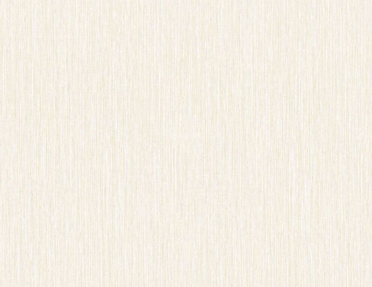 Seabrook Even More Textures Vertical Stria Wallpaper - Ivory & Metallic Champagne