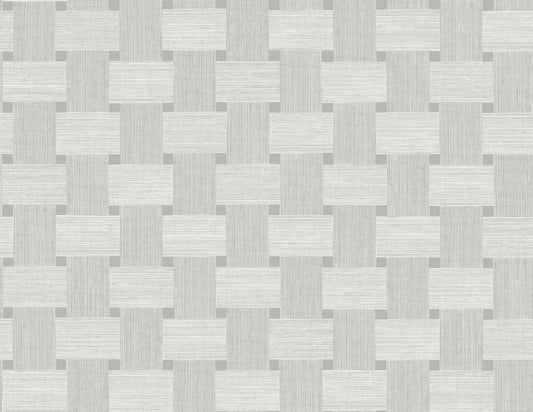 Seabrook Even More Textures Basketweave Wallpaper - Mirage