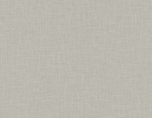 Seabrook Even More Textures Myrna Linen Wallpaper - Stone Grey