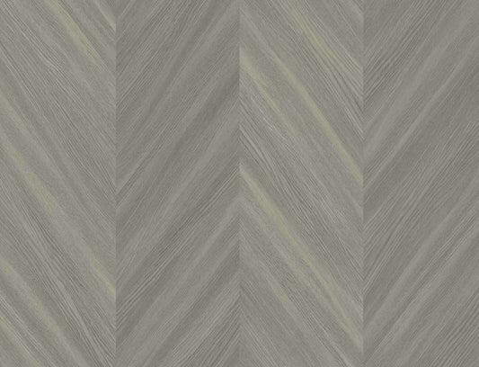 Seabrook Even More Textures Chevron Wood Wallpaper - Veneer