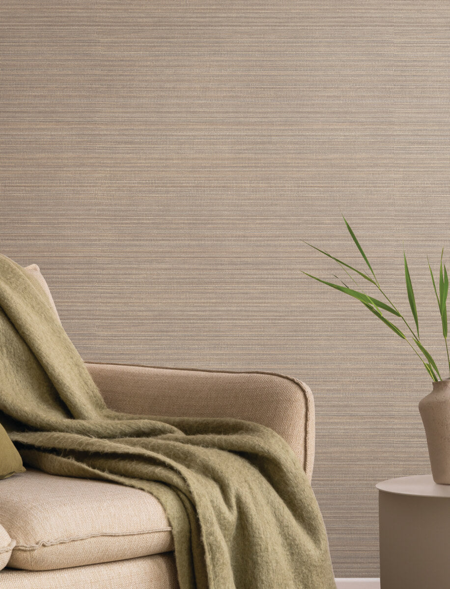 York Urban Digest Allineate Wallpaper - Parchment