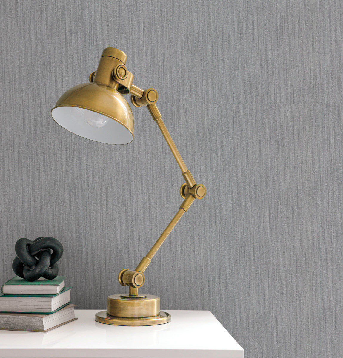 York Urban Digest Camden Wallpaper Sample - Greige