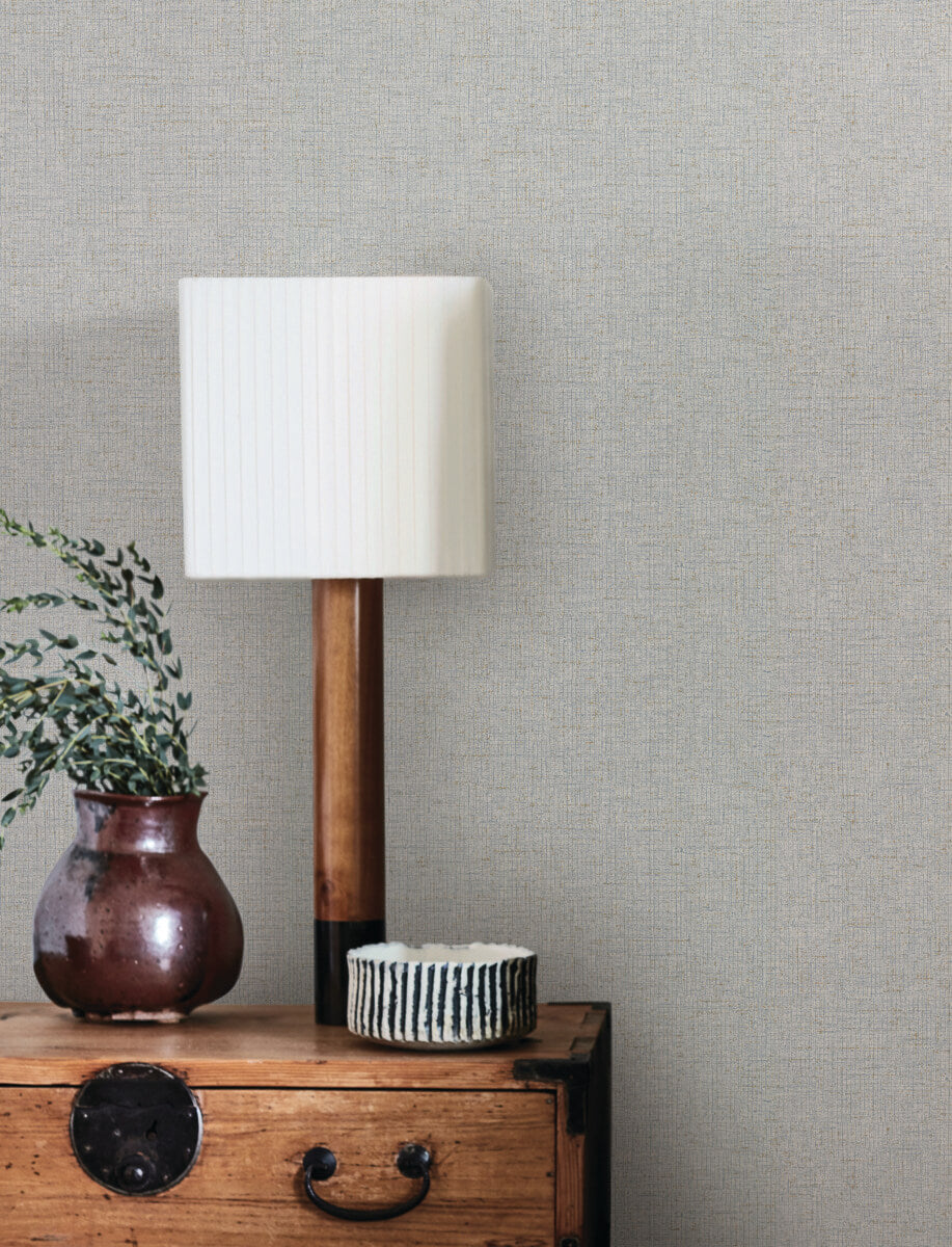 York Urban Digest Hardy Linen Wallpaper - Dusk