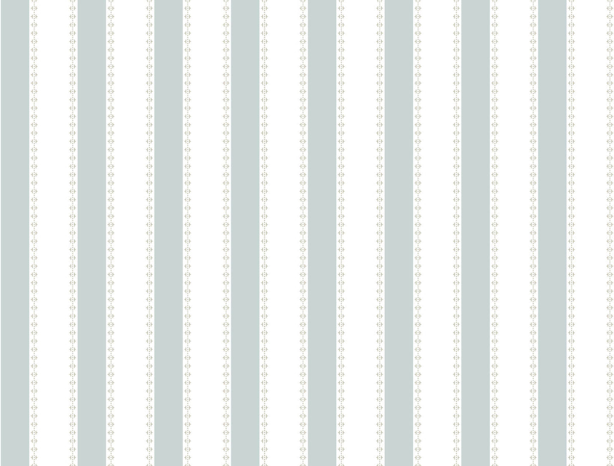 Antonina Vella Jardin Tilford Wallpaper Sample - Blue & White