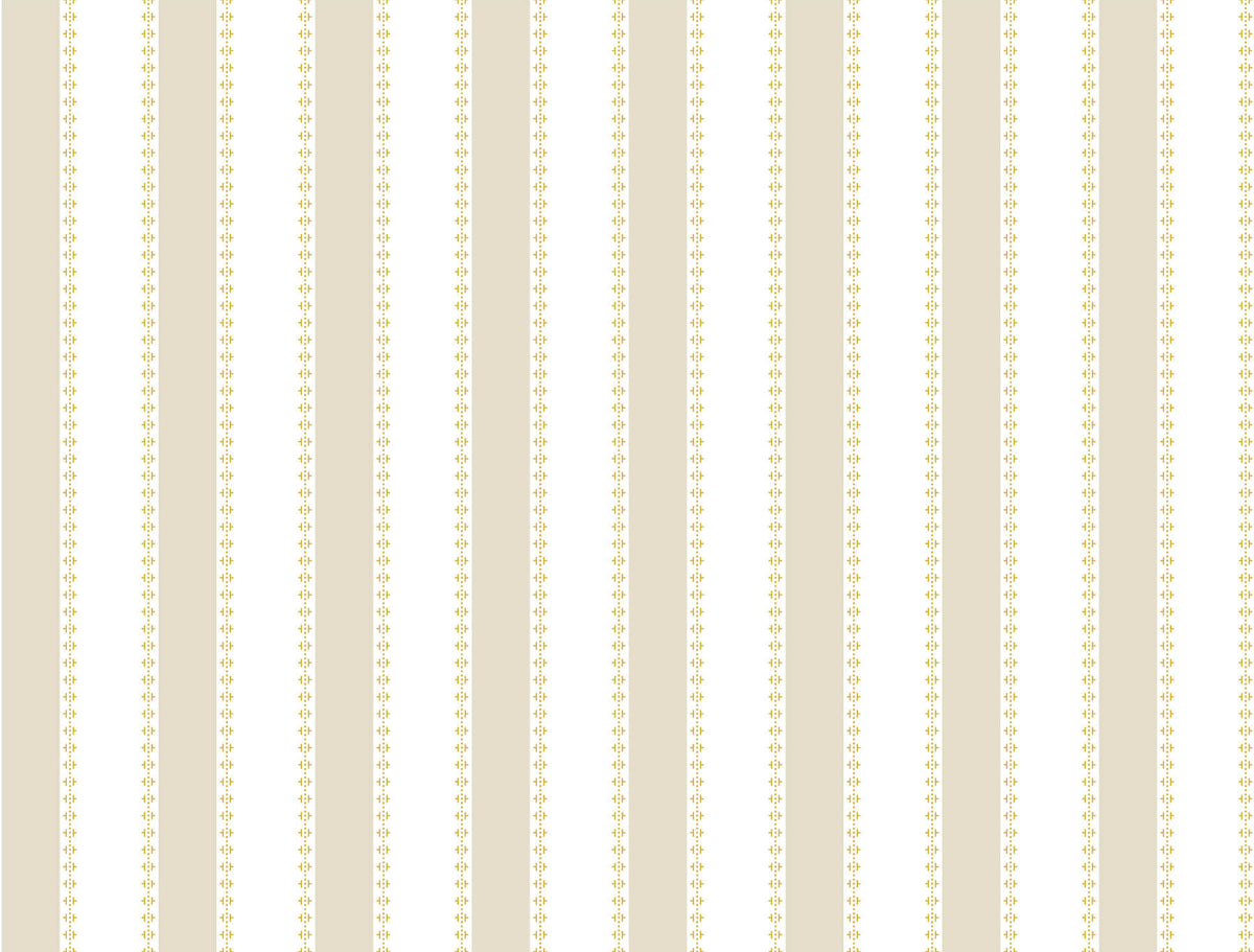Antonina Vella Jardin Tilford Wallpaper Sample - Beige & White