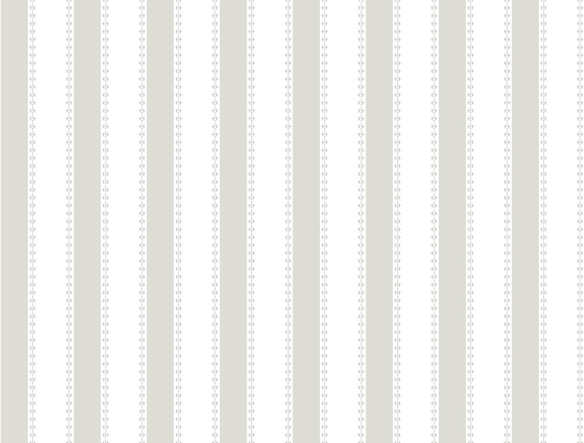 Antonina Vella Jardin Tilford Wallpaper Sample - Grey & White