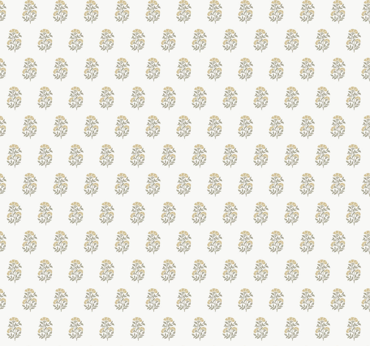 Antonina Vella Jardin Sylvie Wallpaper Sample - Beige & Taupe