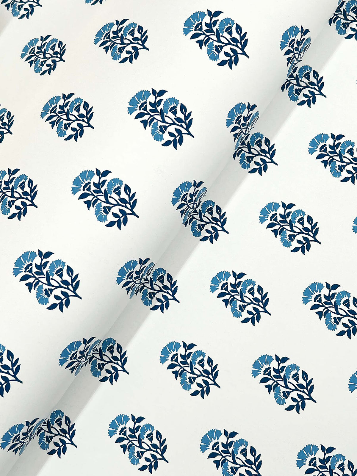 Antonina Vella Jardin Sylvie Wallpaper Sample - Indigo